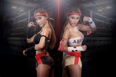 Muay Thai Girls Muaythai Girls Female Fighter Professional Boxing Professional Wrestling