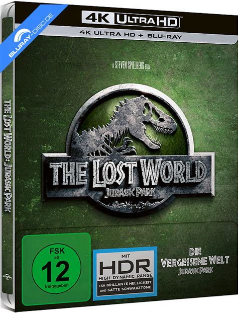 Die Vergessene Welt Jurassic Park 4k Limited Steelbook Edition 4k Uhd Blu Ray Blu Ray Film