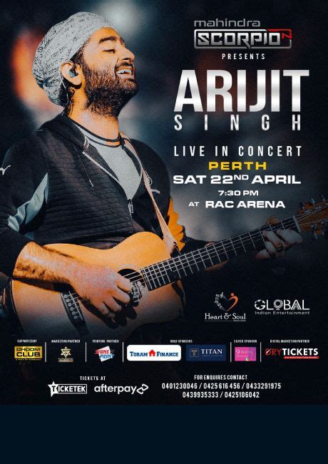Arijit Singh Live In Concert Perth Au
