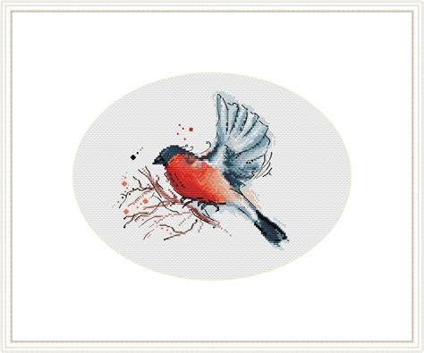 Bullfinch 1 Cross Stitch Pattern Code Yd 028 Yuliya Do Buy Online On