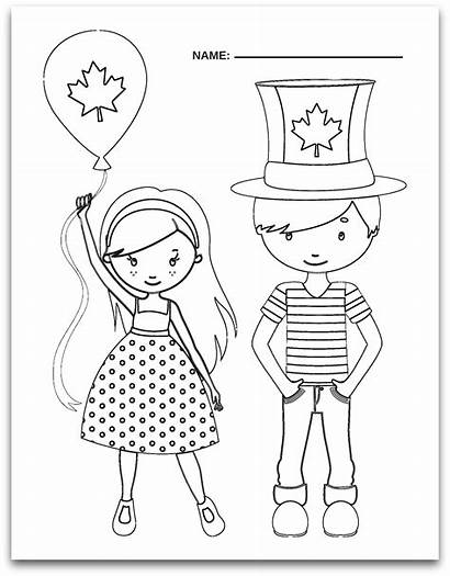 Canada Colouring Preschool Package Printable Learning Sheets