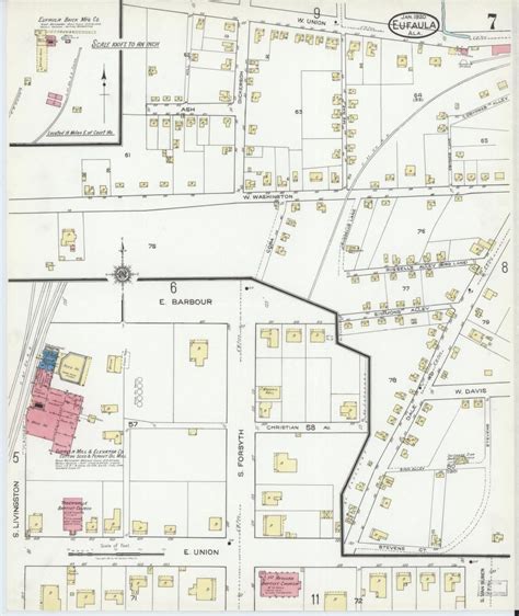 Image 7 Of Sanborn Fire Insurance Map From Eufaula Barbour County