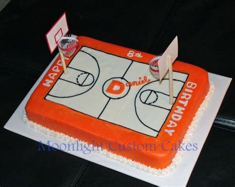 Daniels Basketball Court Basketball Cake Cake Themed Cakes