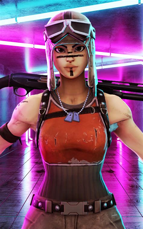 800x1280 Renegade Raider Fortnite With Sniper Nexus 7samsung Galaxy