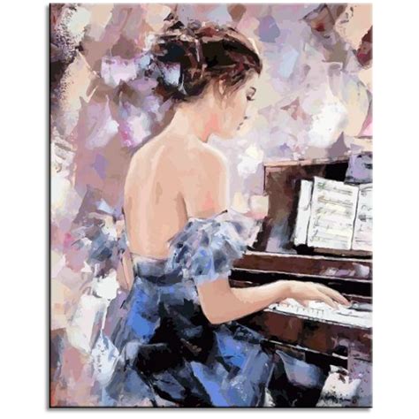 Girl With Piano