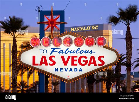 Famous Welcome To Fabulous Las Vegas Sign Las Vegas Nevada Usa