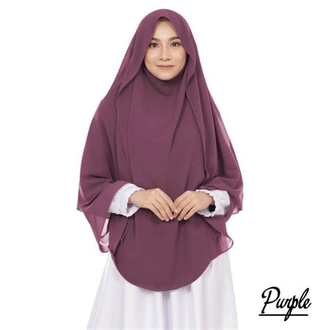 Jual Jilbab Hijab Kerudung Bergo Instan French Khimar Cadar Tali Siti Aminah Niqab Syari Jumbo
