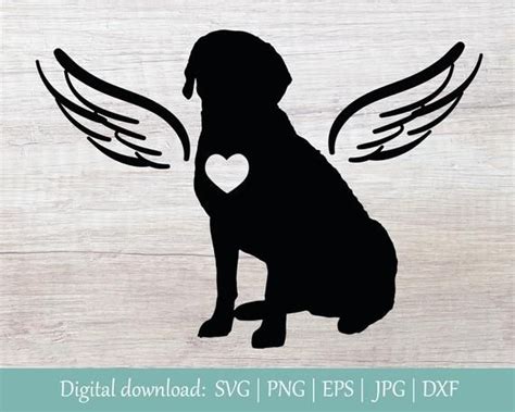 Pet Dog Memorial Svg Angel Wings Svg Dog Loss Svg Etsy In 2021 Dog