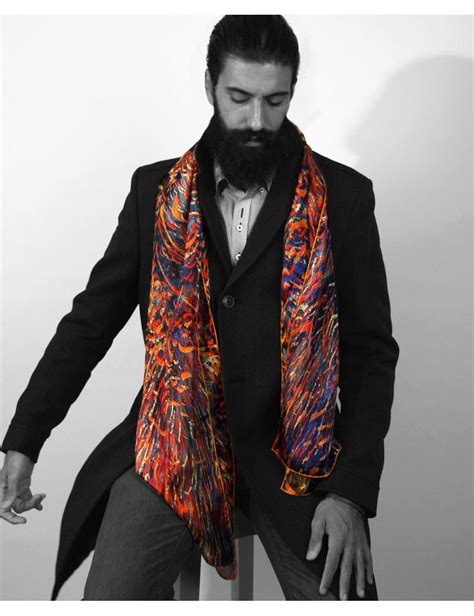 men s silk scarves bold design neckties and more spice up your style