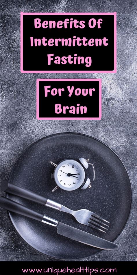 Benefits Of Intermittent Fasting For Your Brain Intermittent Fasting