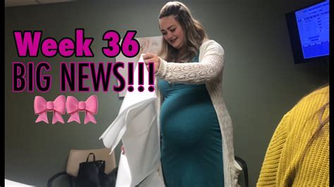 Twin Pregnancy Week 36 Big News Youtube