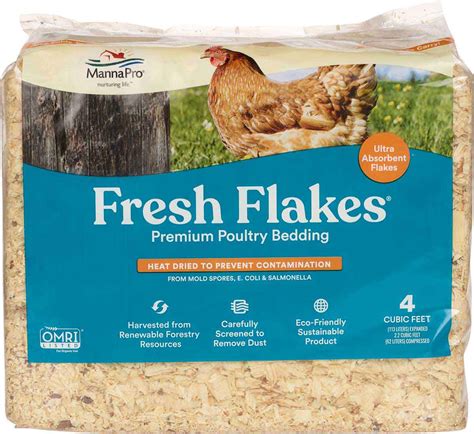Fresh Flakes Premium Poultry Bedding Manna Pro Coops Pens Equipment