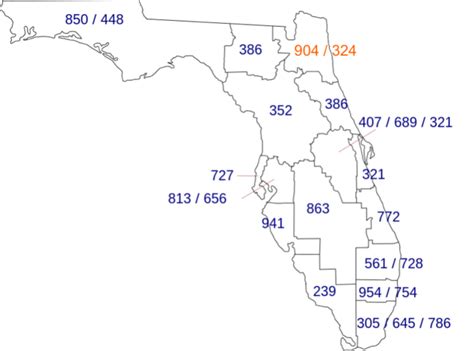 Area Codes 904 And 324 Wikipedia