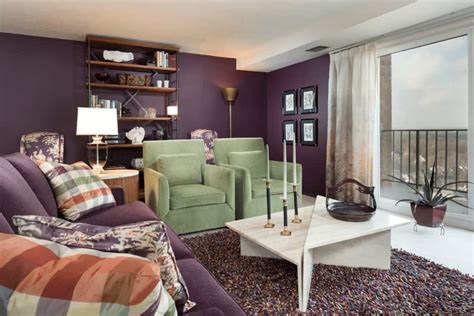 35 Purple Living Room Ideas Photos