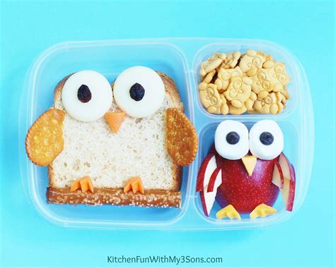 Owl Bento Lunch With Lg Electronics Kitchen Fun With My 3 Sons