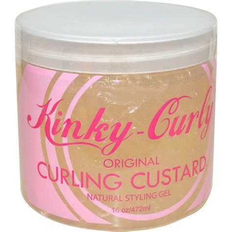 Kinky Curly Original Curling Custard Natural Styling Gel 8oz Janson