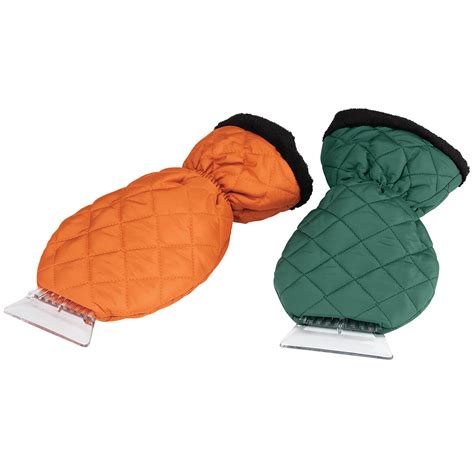 Ice Scraper Mitts Set Of 2 Warm Gloves Easy Comforts
