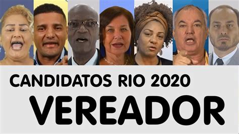 Vereadores Rio Candidatos Do Hor Rio Eleitoral Youtube