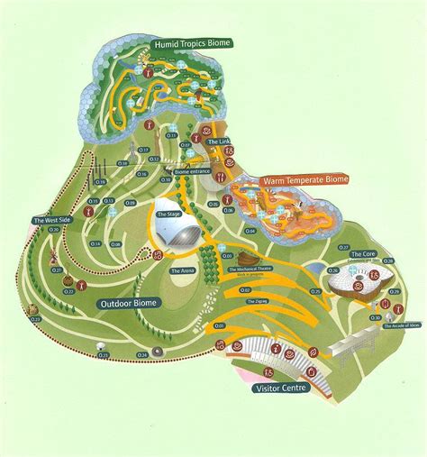 Eden Project Cornwall Maps