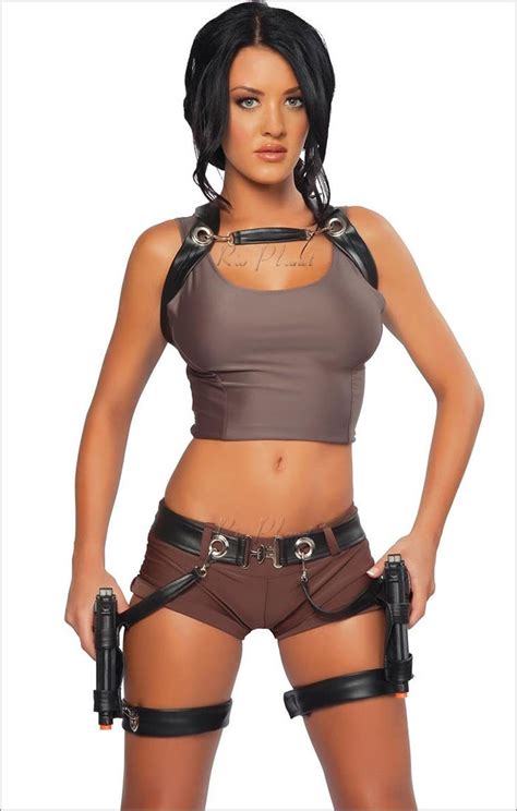 Rio Planet Tomb Raider Lara Croft Cosplay Costume Outfit 6 Piece Set Sexy 02p30may15 Rakuten