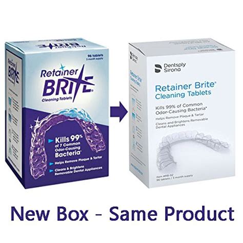 Retainer Brite Cleaning Tablets For Braces Retainers Mouth Guard