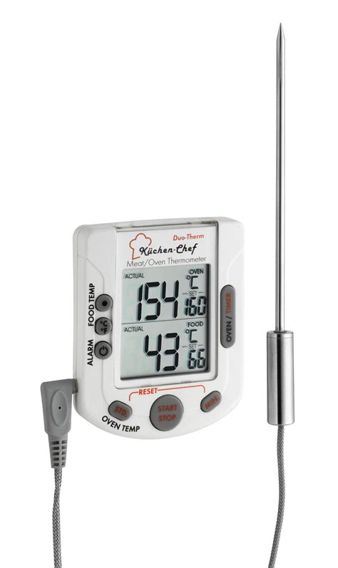 Digital Bbq Meatoven Thermometer KÜchen Chef Duo Therm Tfa Dostmann