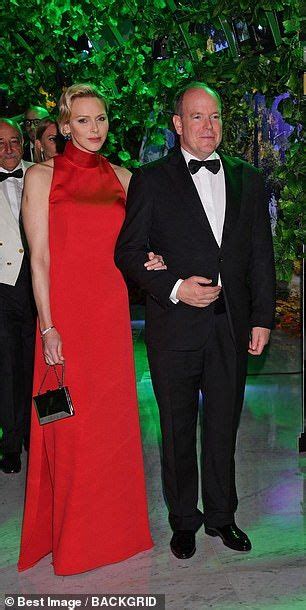 Princess Charlene Of Monaco Stuns In Red Gown At Grand Prix Gala My Lifestyle Max Princess