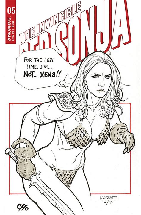 The Invincible Red Sonja Issue 5 October 2021 Cover D Frank Cho Comic