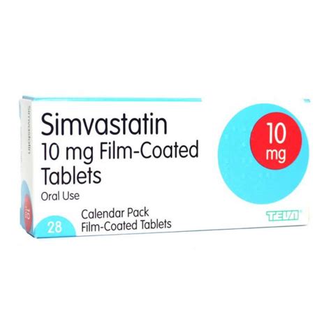 Simvastatin 10mg Tablets 28 Tablets