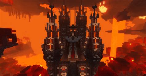 Deathland Nether Fortressdungeon Minecraft Map