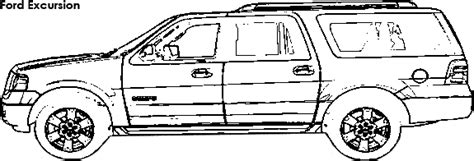 Ford Expedition Cad Drawing