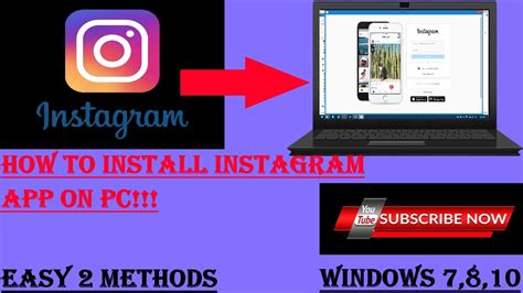 How To Install Instagram App On Pc Windows 7810 Easy Method Youtube