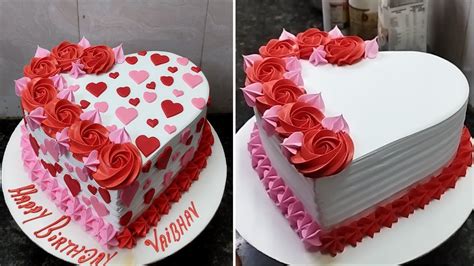 Heart Shape Birthday Cake Design Satisfying And Perfect Heart Birthday