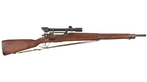 World War Ii Us Remington Arms Model 1903a3 Sniper Rifle