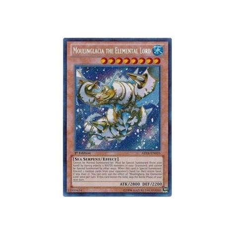 Yu Gi Oh Card Abyr En035 Moulinglacia The Elemental Lord Secret Rare