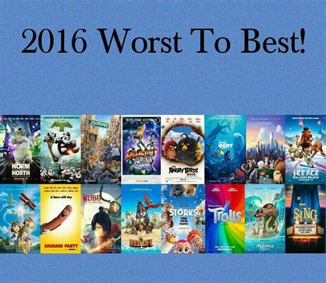 Animation movies new and best hollywood releases. My Rankings Of 2016's Animated Movies | Cartoon Amino