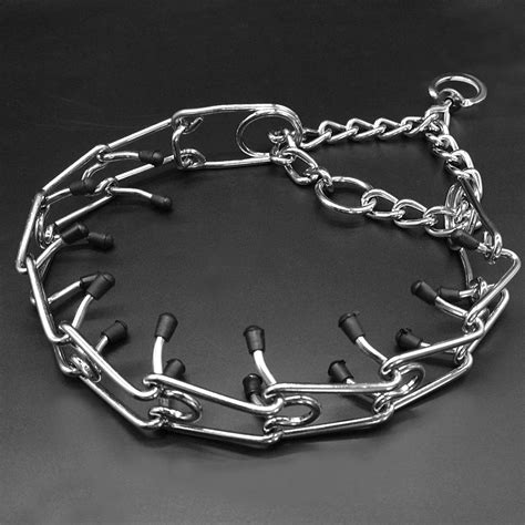 4 Sizes Pet Dog Training Obedience Choke Chain Adjustable Plated Steel