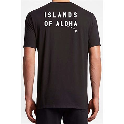 Hurley JJF Island Of Aloha T Shirt Black Kitefly De 19 95