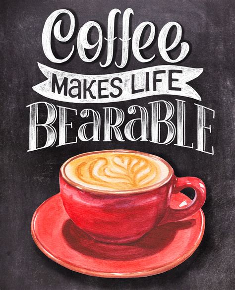 Coffee Blackboards Behance