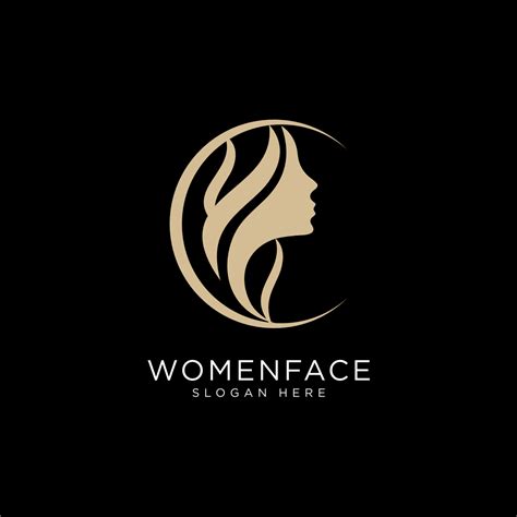 Woman Face Beauty Logo Design Vector Template MasterBundles