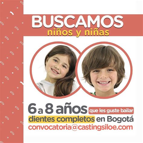 🌟 Casting Colombia Niños Y Niñas Para Comercial En Bogotá