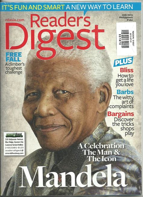 Reader's Digest July 2013 | Readers digest, Readers, Reader's digest