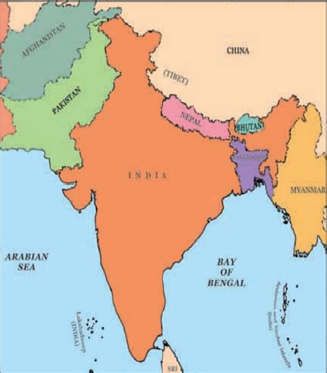 Ncert Notes Geography Our Country India Physical Features Political