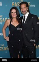 Henry Ian Cusick (R) and Annie Cusick Wood at the FOX's 'The Passage ...