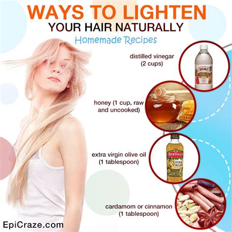 Ways To Lighten Your Hair With Natural Products How To Lighten Hair