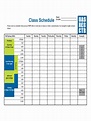 FREE 6+ College Schedule Examples & Samples in PDF | DOC | Examples