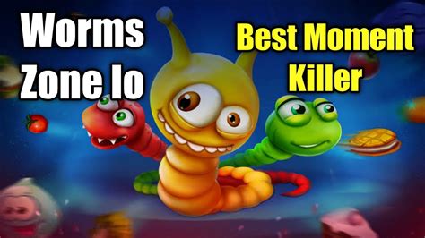 Game play worms zone io moment best kill score | Running play - YouTube