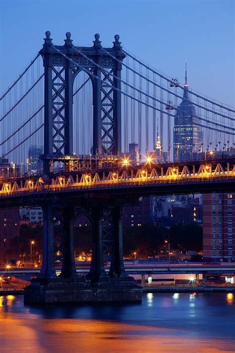 New York City Manhattan Bridge Digital Art By Massimo Ripani Fine