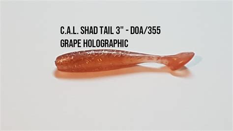 Cal Shad Tail 3 Doa 24 Cores Disponíveis Espaço Pesca