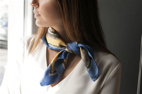 Silk Scarves Scarf Tie Fashion Silk Handkerchief Moda Fashion